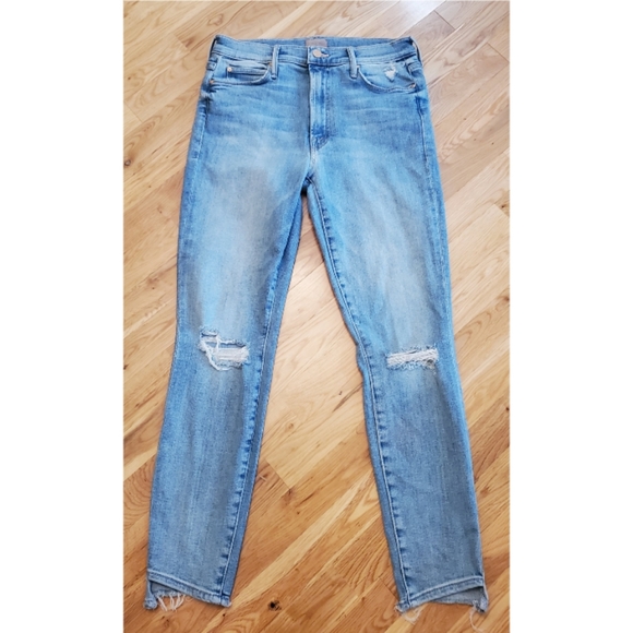 MOTHER - THE STUNNER ZIP ANKLE STEP CHEW in POISONED PETALS Size 30 - Picture 14 of 15